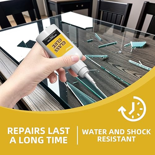 Miniatura 4 de Glass Glue - Oily Glue, FOOGWEE 30g Glass to Glass Glue, Strong Bond, Instant Super Glue for DIY Craft, Model, Pottery, Tile, Glass, Plastic, Metal,