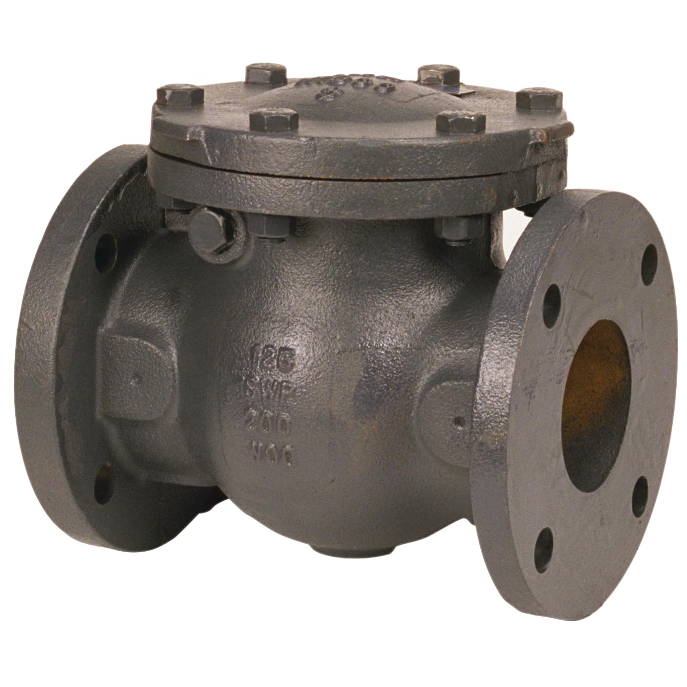 NIBCO Fig No F-918-B, 3 in. Cast Iron Check Valve, Cast Iron, Swing, Flanged, Flanged