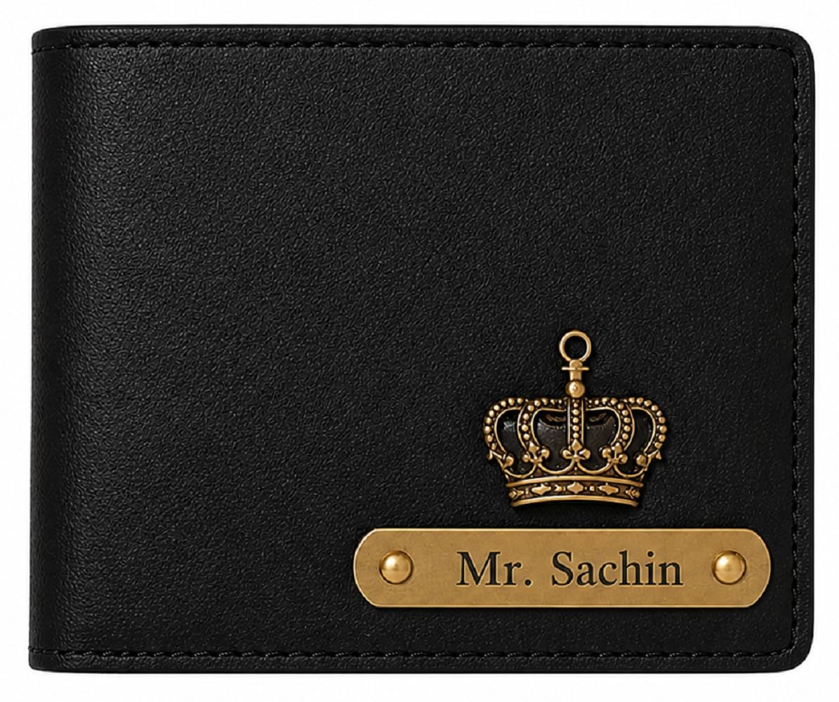 Customized Birthday Gift Set for - Men Wallet Unique Personalised (RYCLMWDZBL04)-image-3