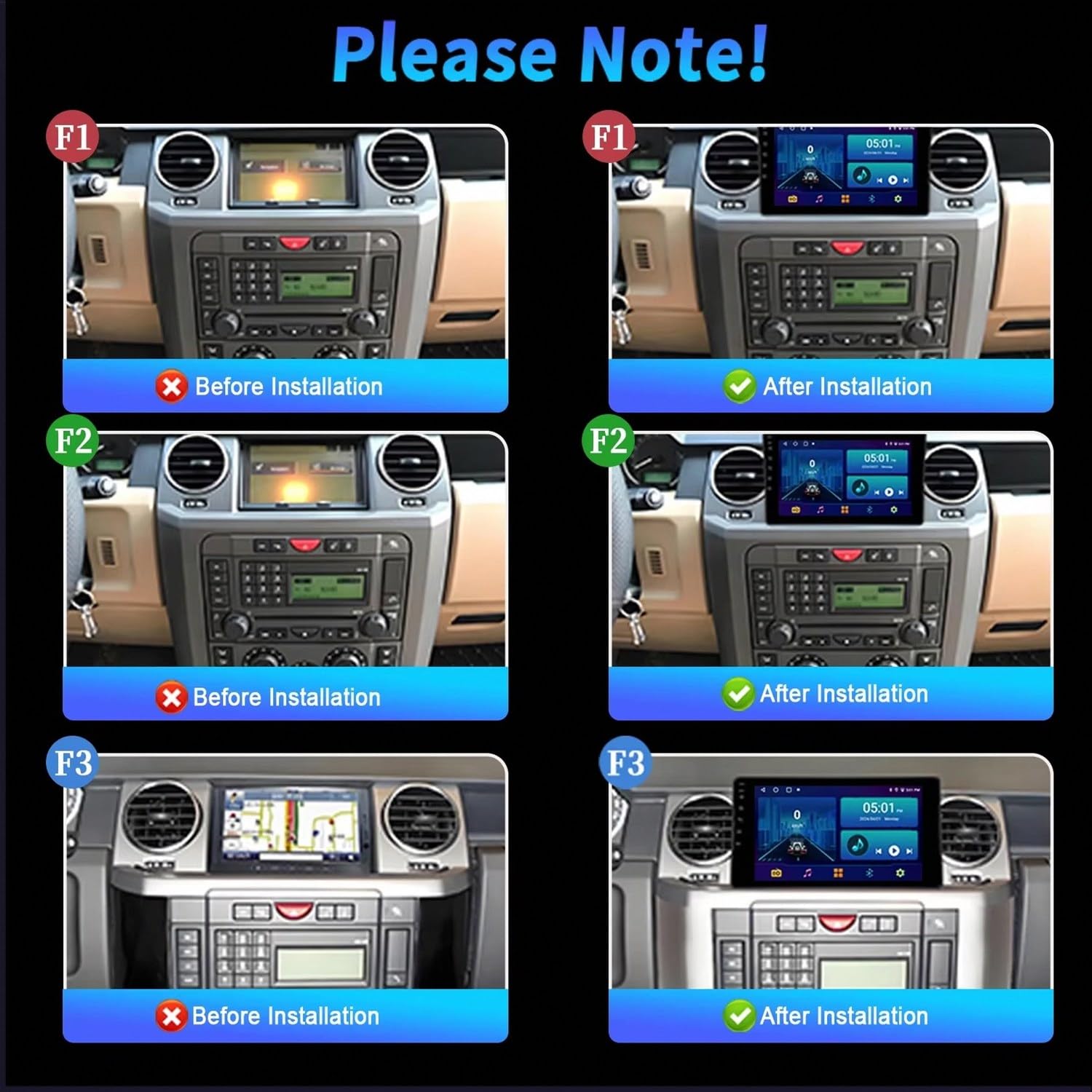 Ekran Apple Car Play I Android Auto dla Hyundai H1 II 2 TQ 2015-2021 Odbiorniki Car Audio, Wyświetlacz Hd, Przenośna Nawigacja Na Żywo, Odtwarzacz Muzyki I, 8 Rdzeń 6G+128G