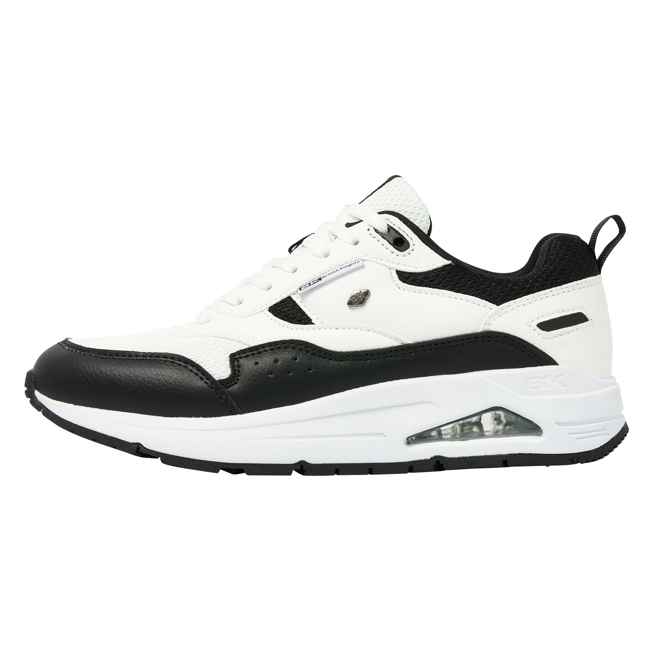 British Knights Men Lennox Sneaker, Cream White Black, 9.5 UK