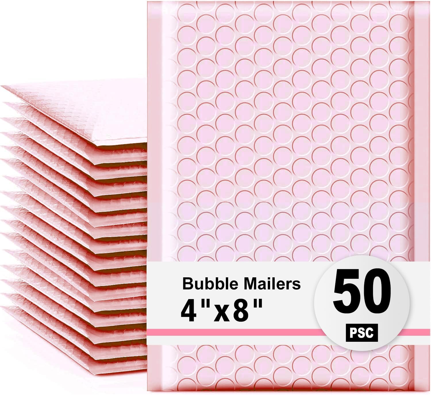 LINGLONG Bubble Mailers 6x10" 400 Pack Black Padded Envelopes Usable Size 6x9" Thick Mailing Envelopes Bubble Opaque Padded Mailers Shipping Bags for Mailing Jewelry Makeup Small Business
