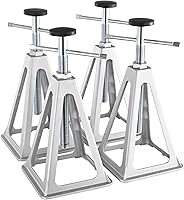 VEVOR 4-Pack RV Stabilizer Jacks - Aluminum Leveling Stack Jacks, 6000 lbs Capacity, Adjustable 11-17" for Trailers & Campers