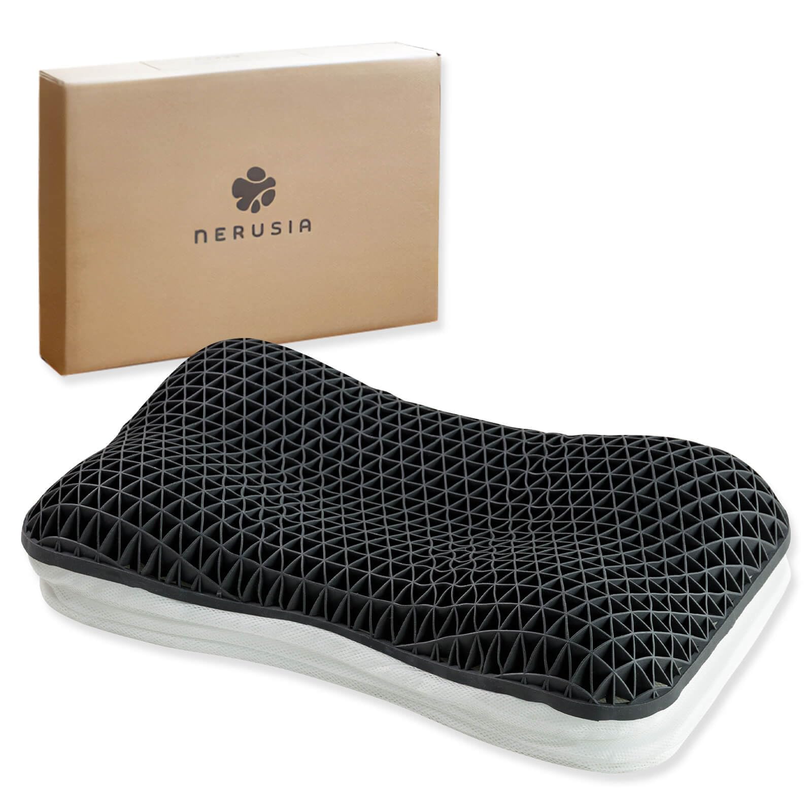 新品未使用 NERUSIA ジェル枕 寝具専門店が作る枕 究極の寝返り体験 Amazon｜NERUSIA 究極の寝返り体験 寝具専門店が作る枕 整形