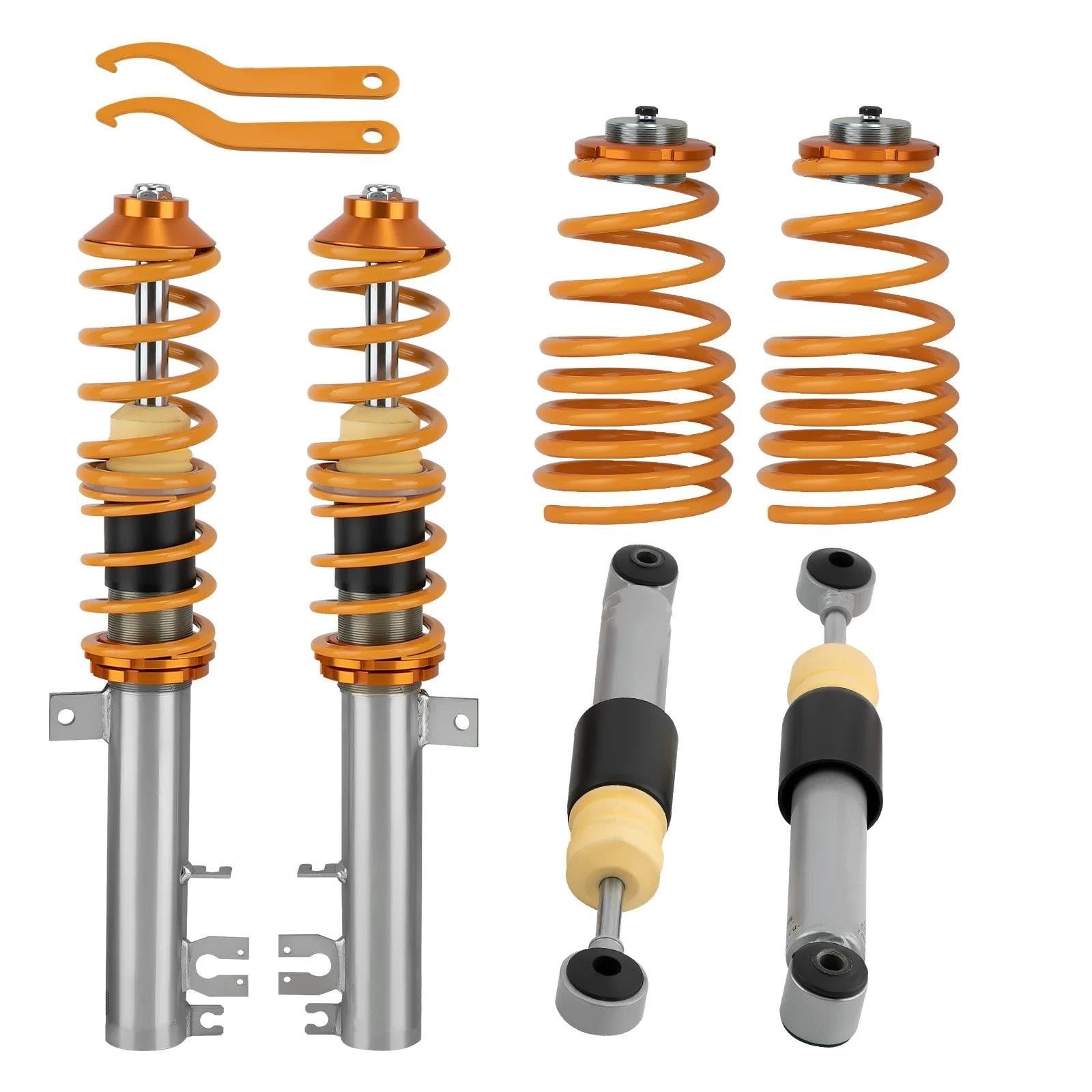 Amortisseur À Ressort pour Ford Ka II Mk2 2008-2016 Kit D'amortisseurs D'abaissement De Choc Réglable en Hauteur