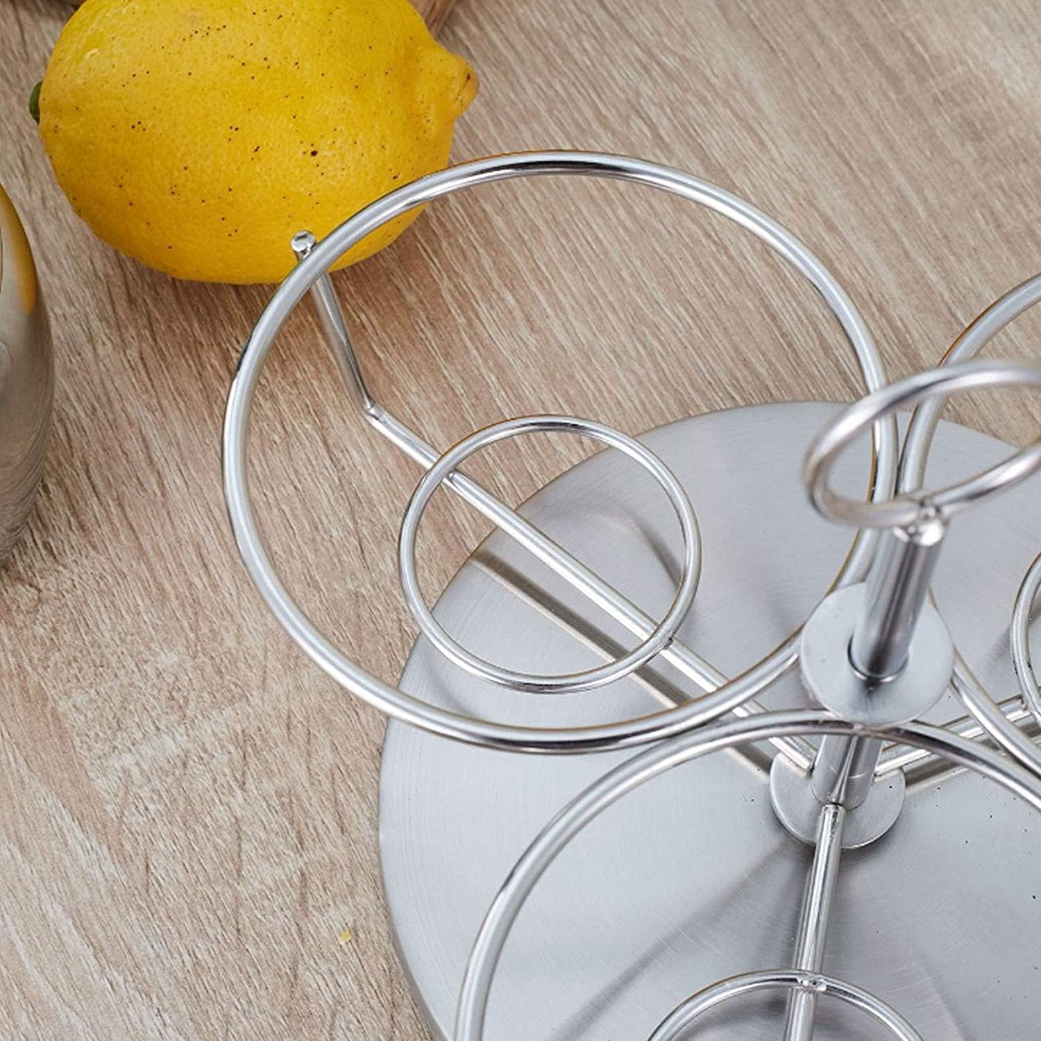 La Olla de condimento giratoria Creativa, se Pueden Colgar 3 latas de Acero Inoxidable, contenedor de azúcar de Sal de condimento con una Cuchara de Tapa de Almacenamiento Giratorio
