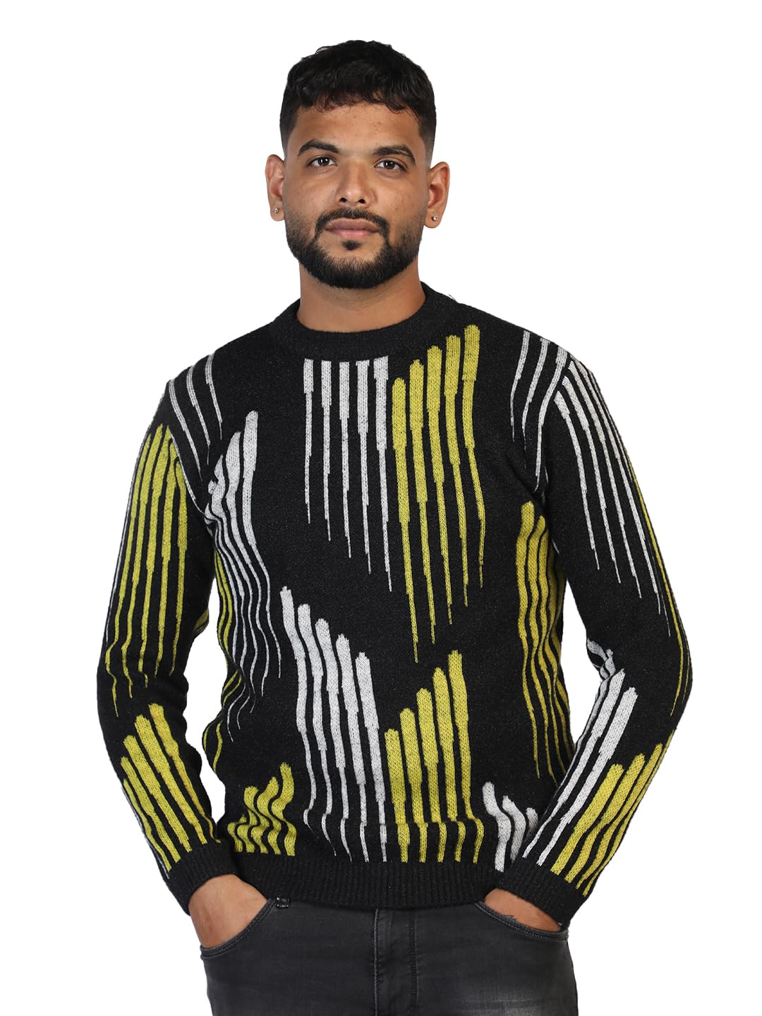 porshe Round Neck Winter Pullover Sweater for Men Soft Fabric Regular Fit Stylish & Cozy Si_504-picture-24