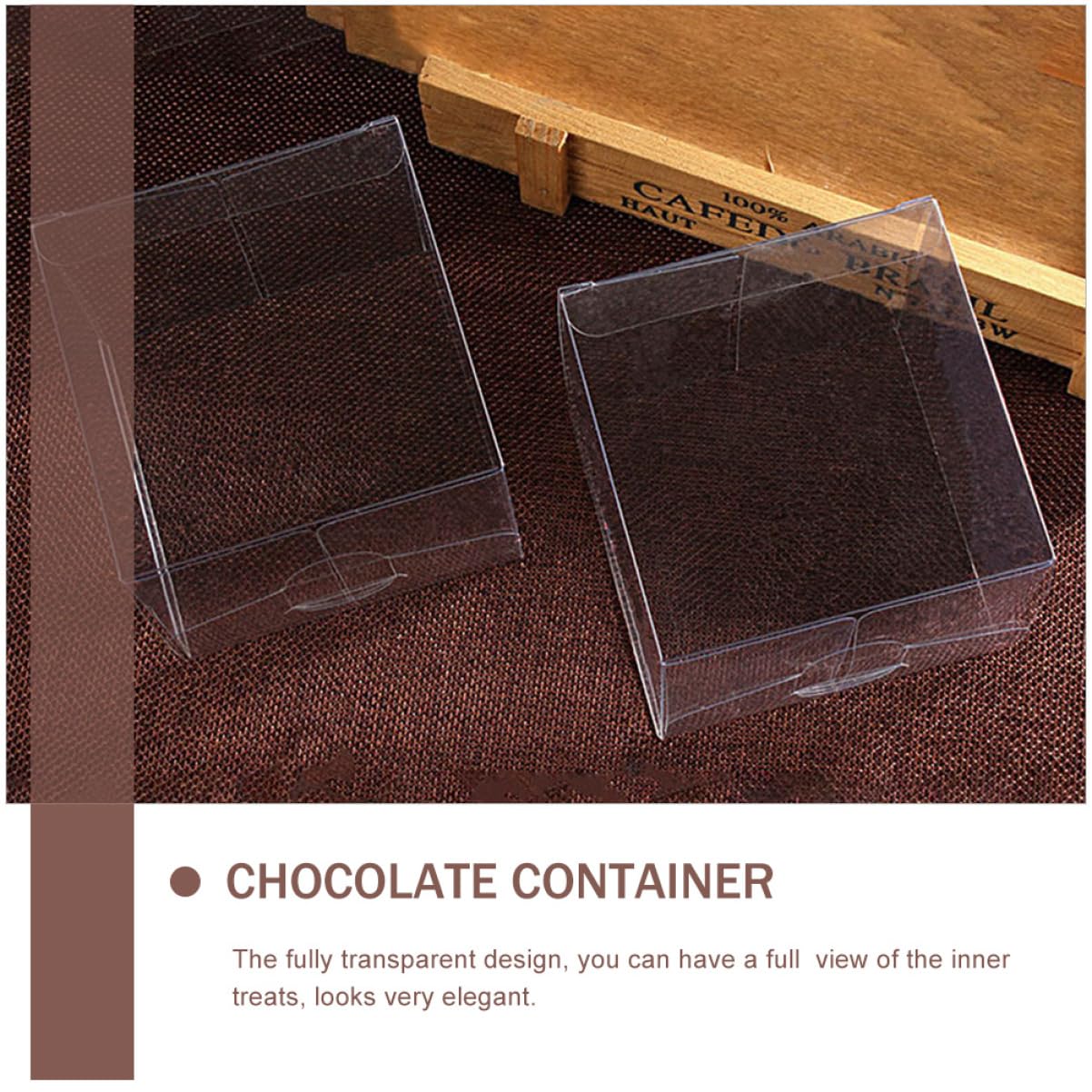 Alipis Scatole Regalo Trasparenti in Pvc 20pezzi per Dolci Feste e Compleanni Eleganti Confezioni Regalo Multiuso
