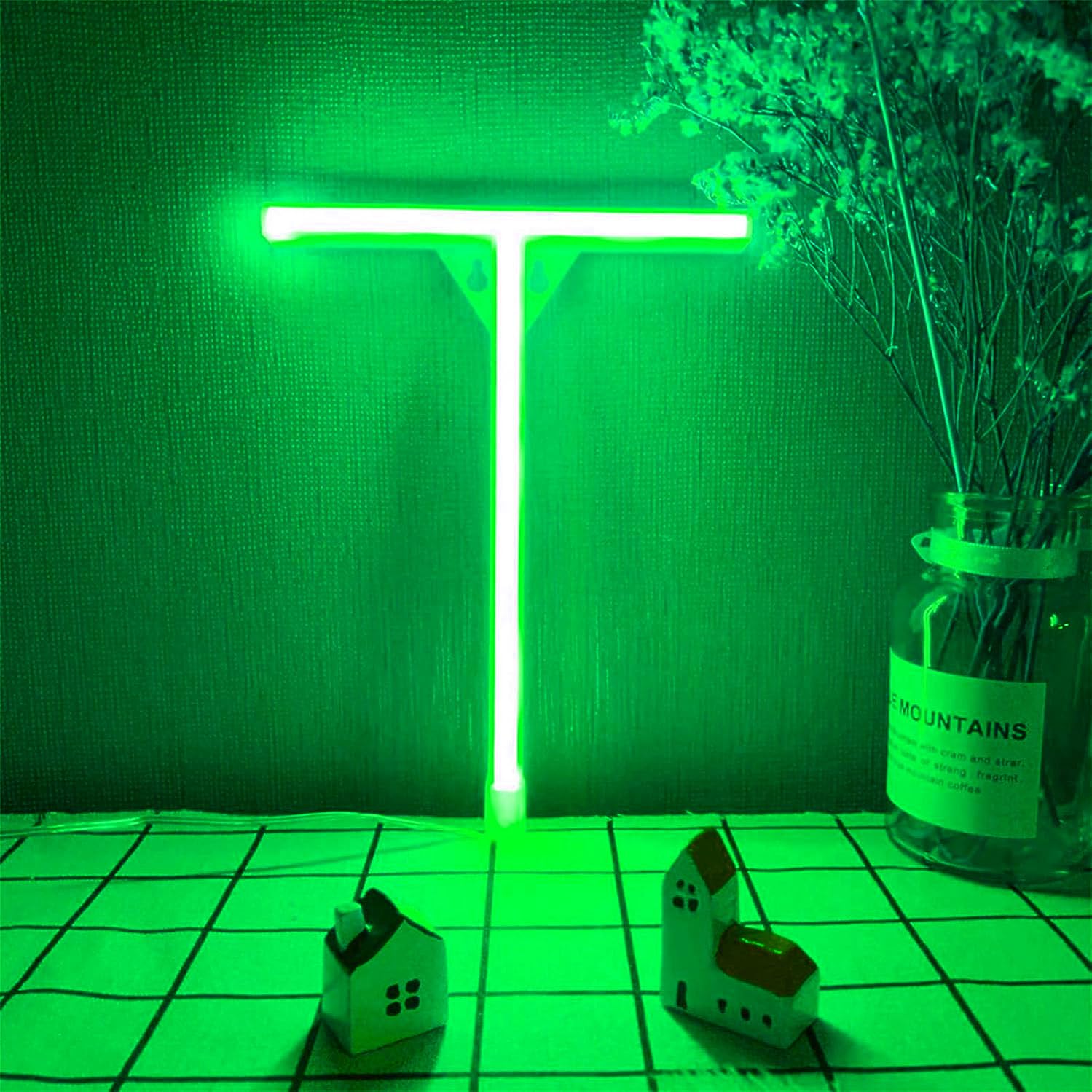 LED Marquee Letter Lights, Light Up Letters Glitter Alphabet Letter Sign Battery Powered for Night Light Birthday Party Wedding Girls Gifts Home Bar Christmas Decoration