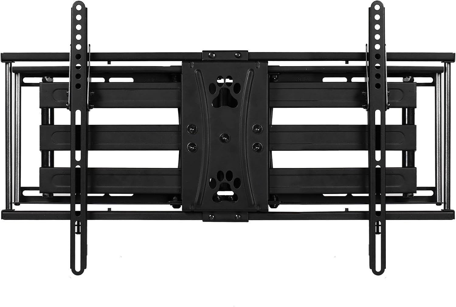 Cheetah Articulating Dual Arms TV Wall Mount for 32-86 Inch TVs, 165lbs VESA 600x400mm, 16-24" Studs, New TVs up to 100", Low Profile & Extends 20", Full Motion Tilt Swivel Bracket & 10 ft HDMI Cable