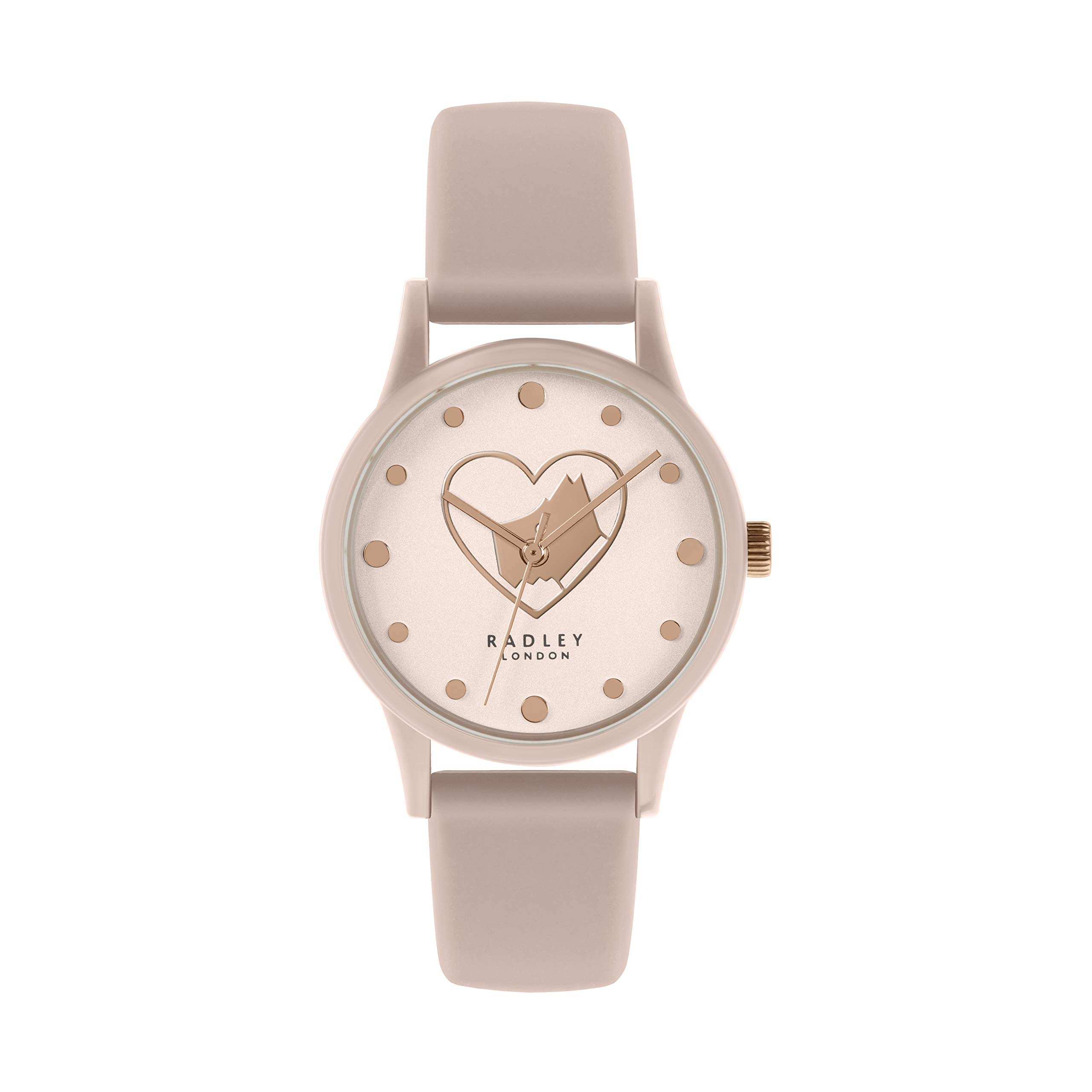 Radley Watch It! Ladies Cobweb Silicone Strap Dog Heart Dial Watch RY21058L