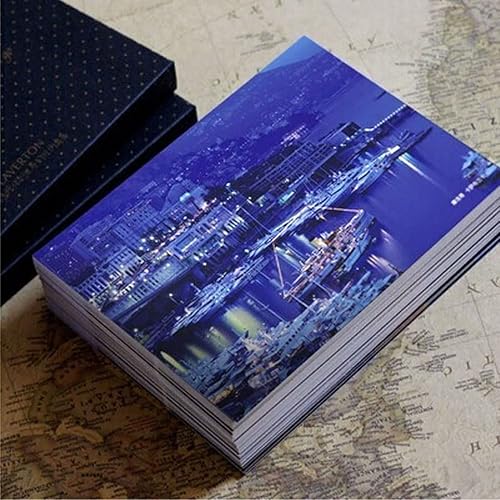 Miniatura 2 de Fendawn Strive 33 tarjetas postales artísticas retro artísticas con paisajes de viaje, paisajes del mundo