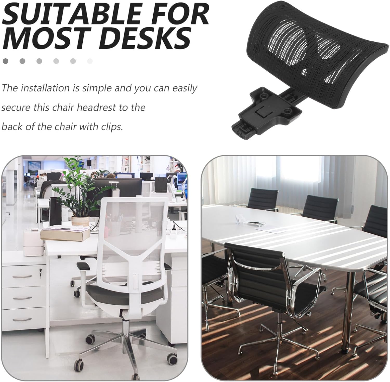 Tofficu Office Chairs Office Chairs Office Chair Headrest Attachment: Recliner Head Support Cushion Adjustable Computer Chair Head Neck Pillow for Home Office Office Desk Chair Office Desk Chair