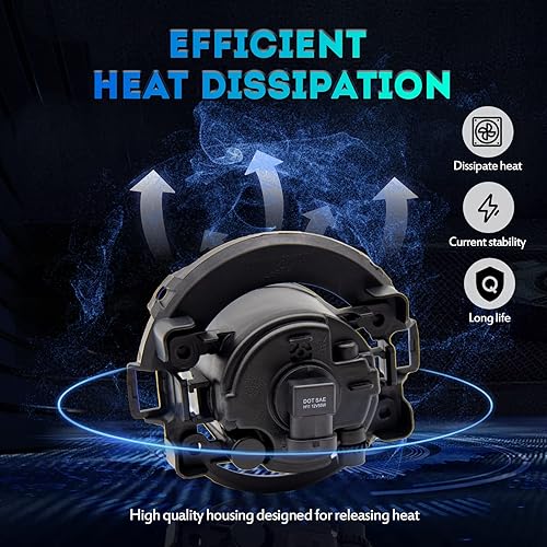 Miniatura 8 de ENERBITIOUS Lámparas antiniebla de repuesto para Nissan Xterra 2005-2014, conjunto de faros antiniebla Nissan Frontier 2010-2017 compatible con