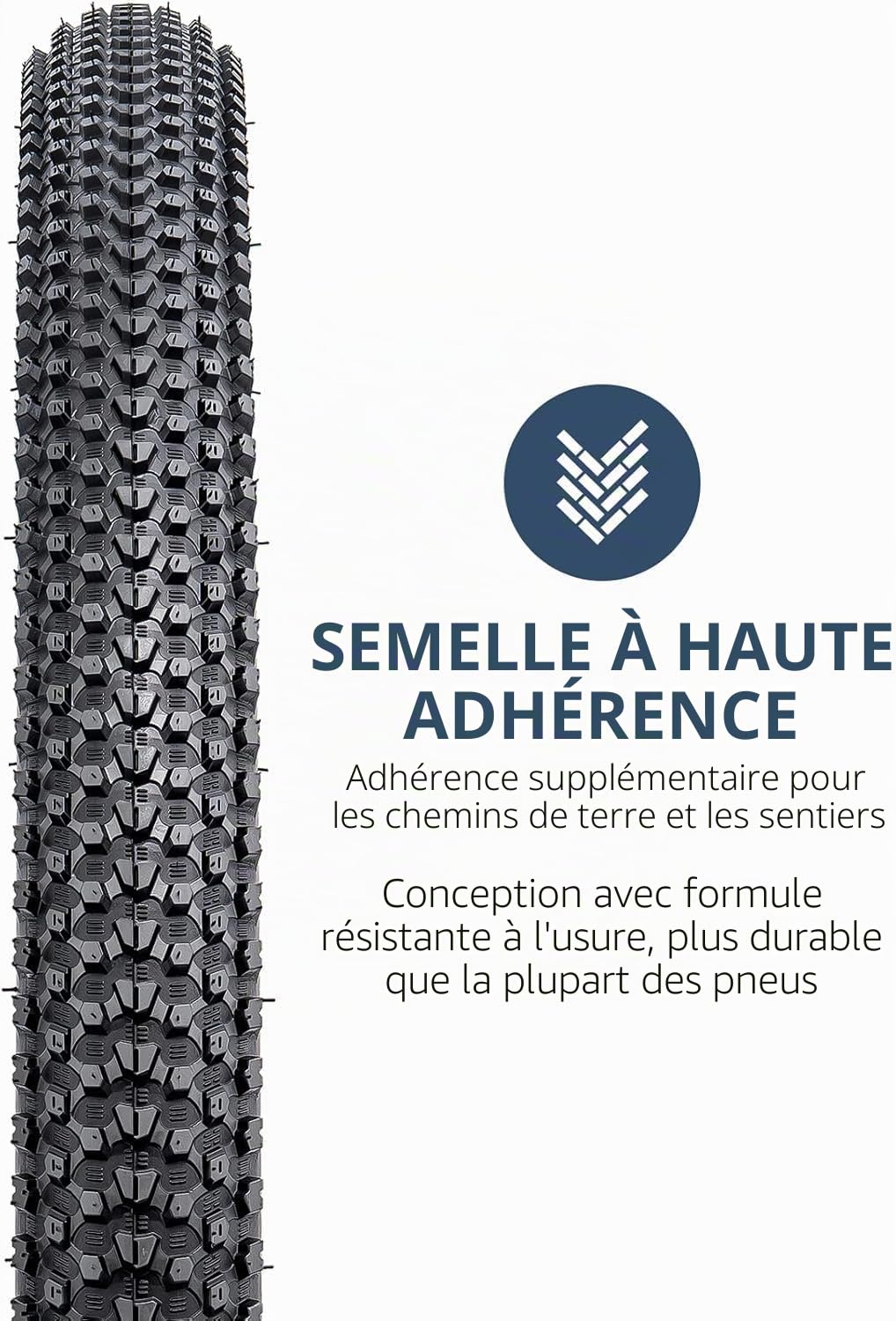 YUNSCM 2-PCS 24 Pouces Montagne Vélo pneus 24x2.10/52-507 and 24 Pouces Vélo Chambre à air Schrader Valve Compatible with Montagne Vélo 24x2.0 24x2.10 24x2.125 Bike pneus and Chambre à air(Y-1018)