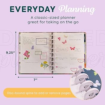 Amazon.com : Happy Planner Disc-Bound Academic Planner July
