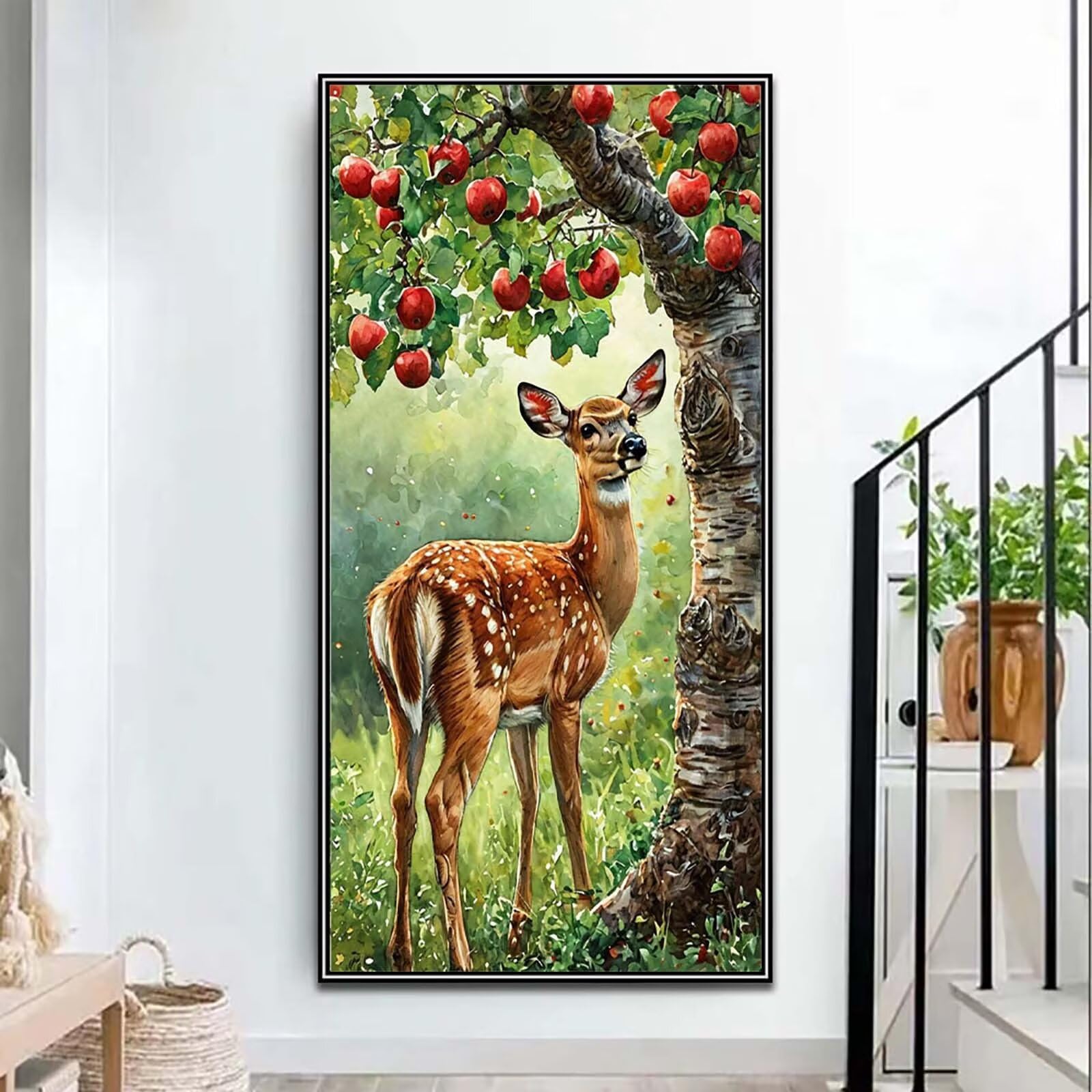 Diamentowe malowanie owoców, DIY diamentowe malowanie dorośli 60x120cm n5w