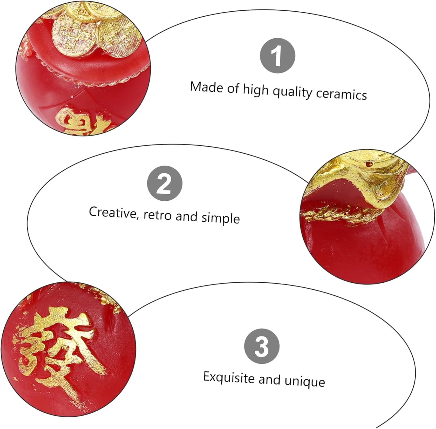 Red Soybean Wax Wishing Candle for Party Decor and Spring Festival