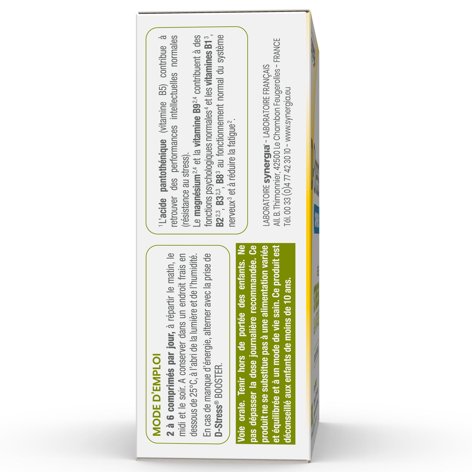 Pack "Estrés y sueño" | 2 D-Stress comprimidos 80 comprimidos + D-Stress SOMMEIL 40 comprimidos | Para días y noches sin estrés | Laboratorio Synergia