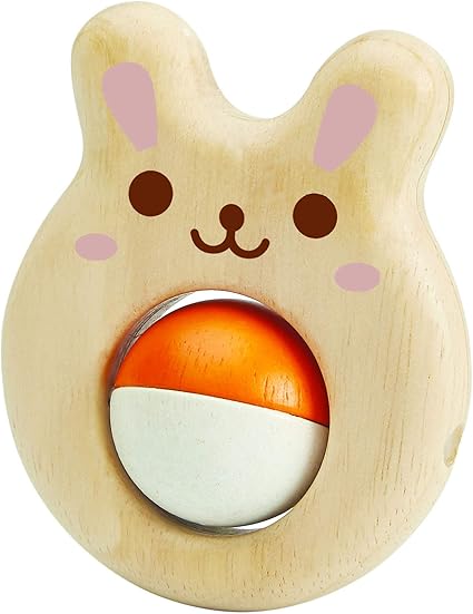 Amazon Co Jp コンビ 木のぬくもりシリーズ おててにぴったり クルクルゆびあそびうさちゃん おもちゃ