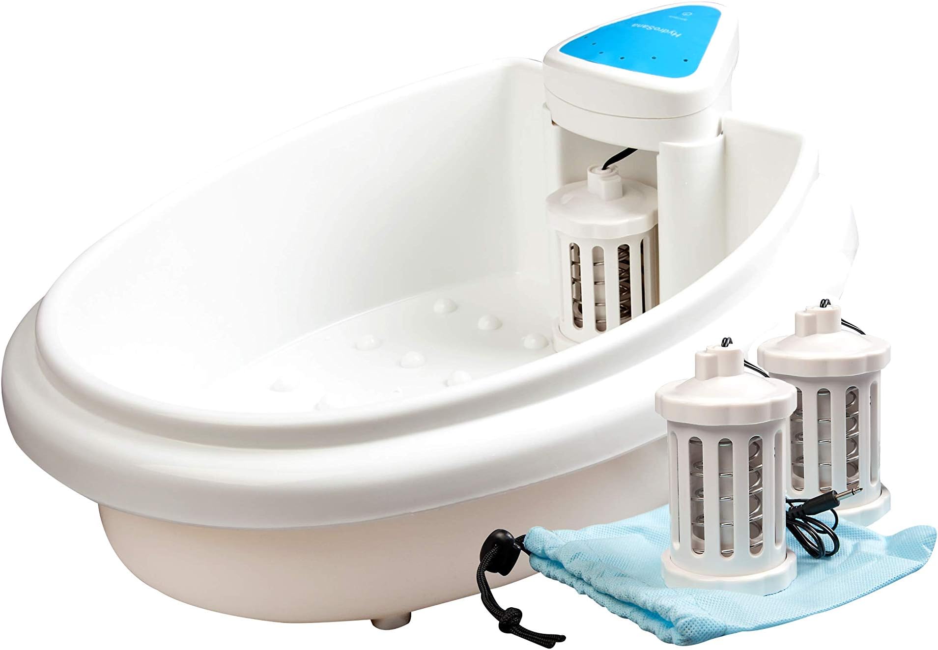 chi-enterpriseHydrosana Foot Massage Bath with 3 Coils White Bio Electrolysis Foot Bath Foot Tub Foot Massage