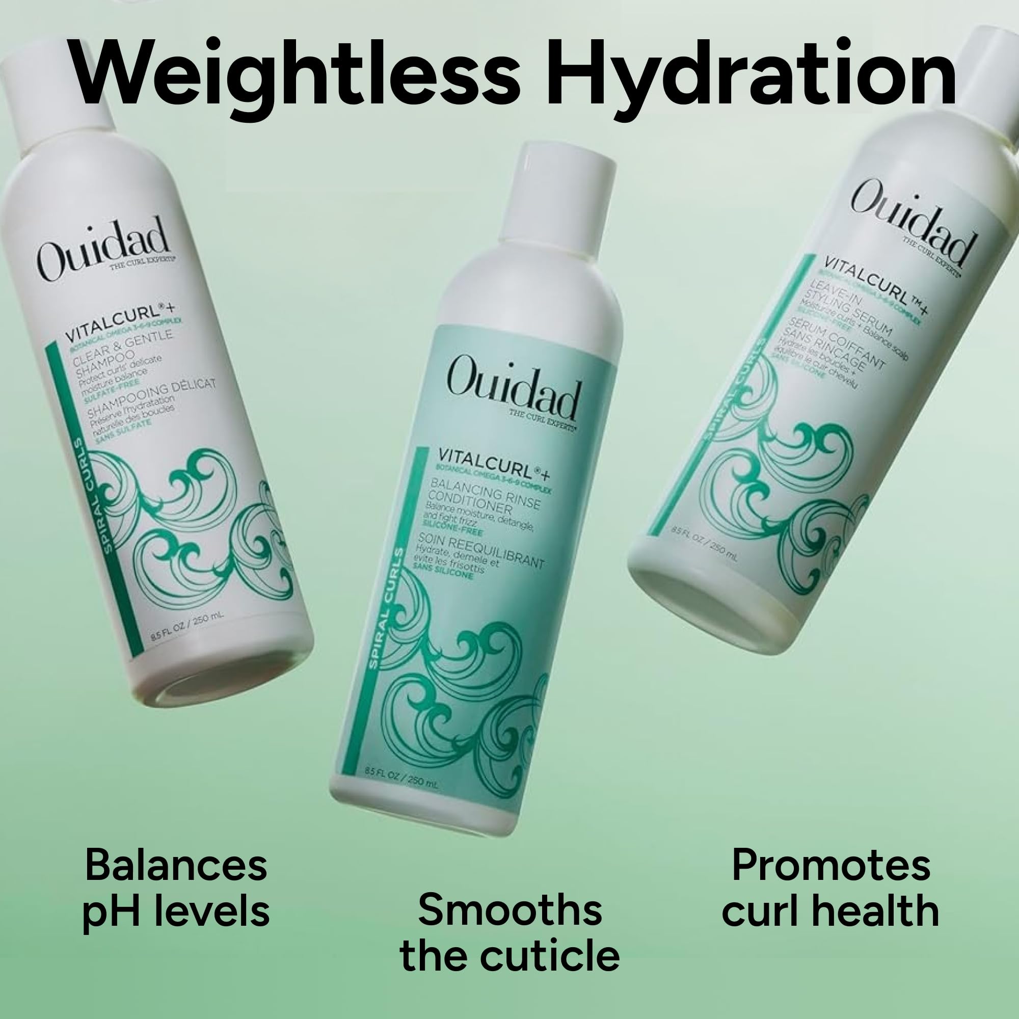 Ouidad VitalCurl+ Clear & Gentle Shampoo for Spiral Curls