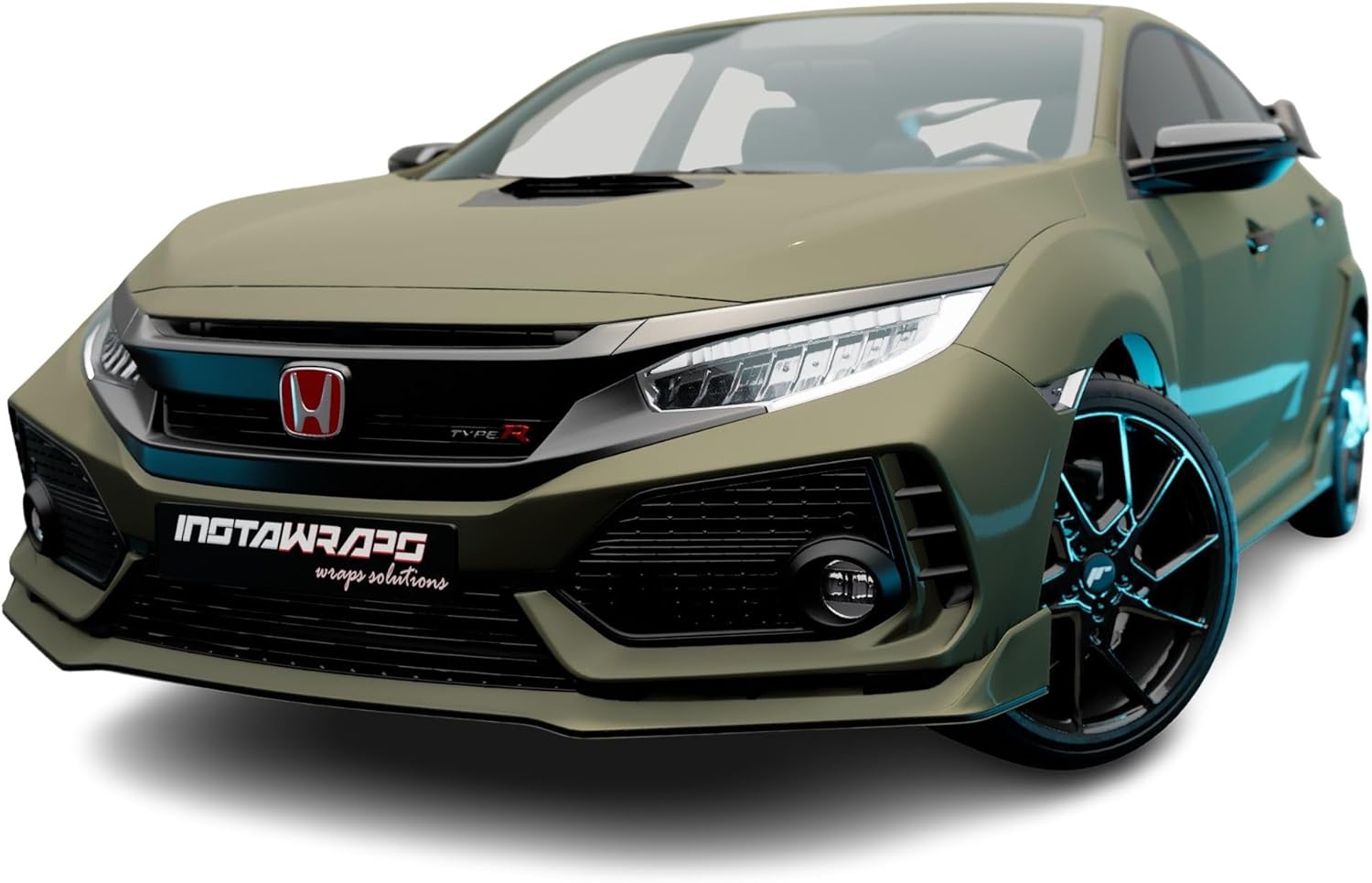 Avery SW900-732-O Matte Olive Green 5ft x 60ft (300 sq/ft) Supreme Vinyl Car Wrap Film