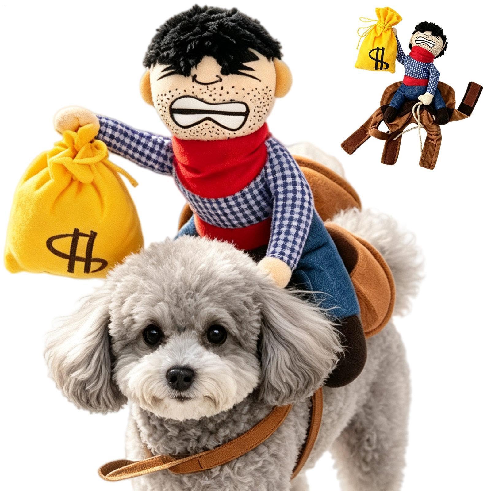 Dog Halloween Costume, Cowboy Dog Costume for Halloween (L)