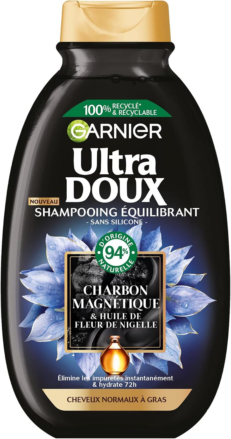 Garnier Ultra Doux Shampooing Hydratant & Équilibrant au Charbon — free download