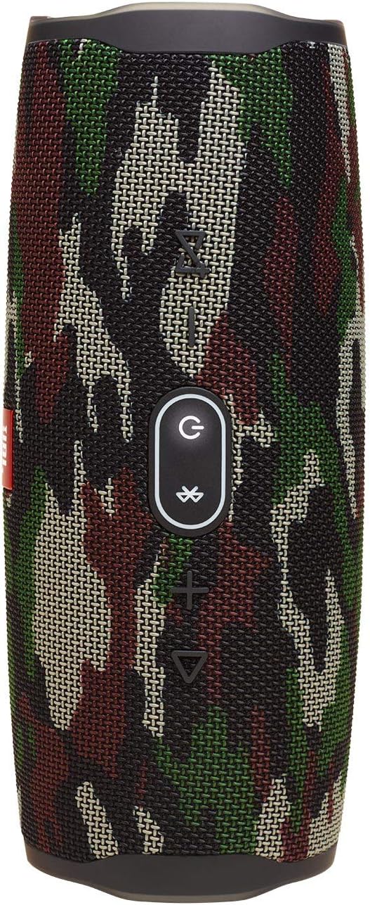 JBL Charge 4 Portable Waterproof Wireless Bluetooth Speaker Bundle with divvi! Charge 4 Protective Hardshell Case - Camouflage