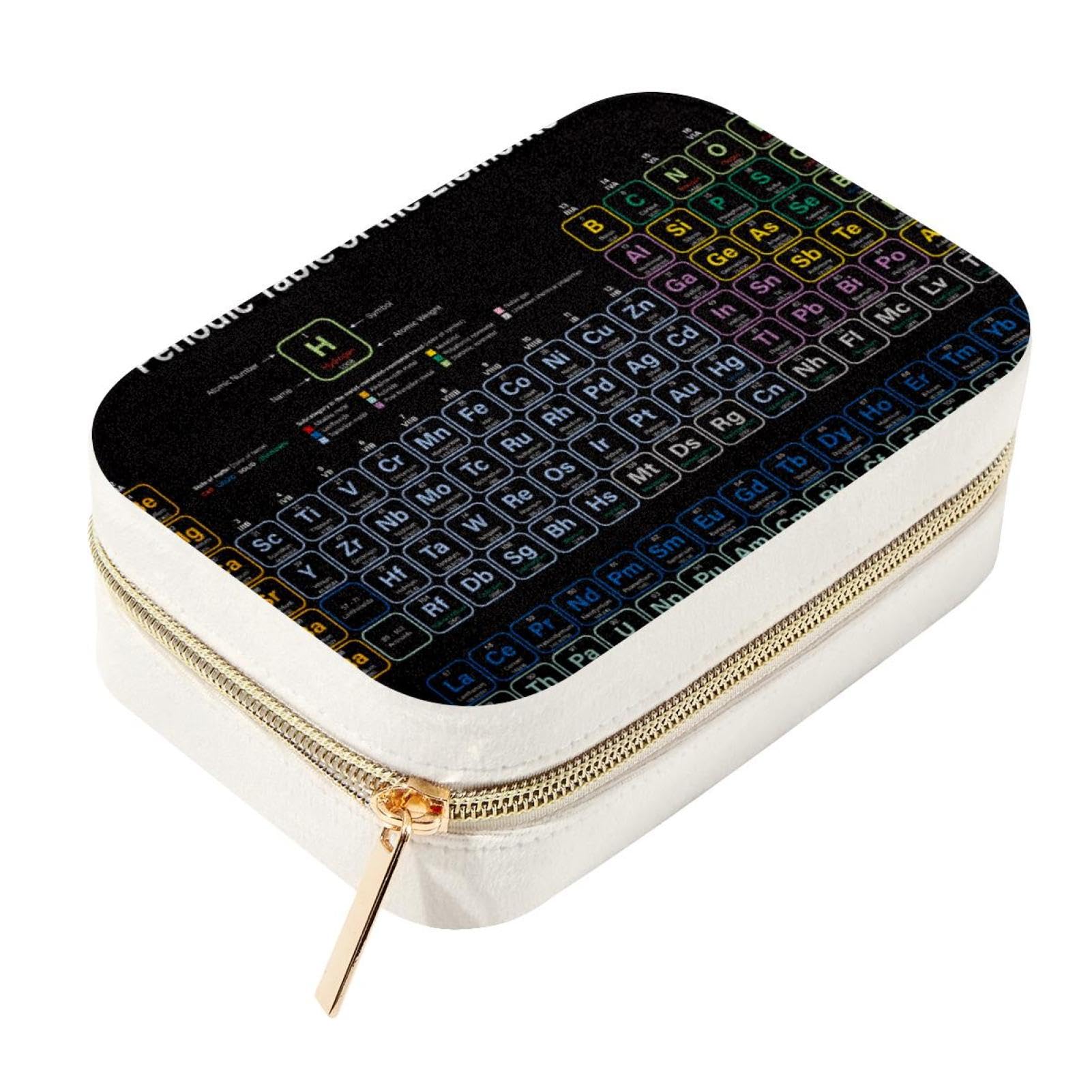 Boîte à bijoux portable avec compartiments amovibles de voyage