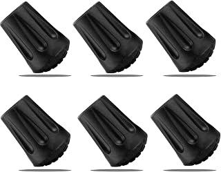 6Pcs Replacement Cane Tips - Walking Sticks Accessories, Fit Most Trekking & Hiking Poles