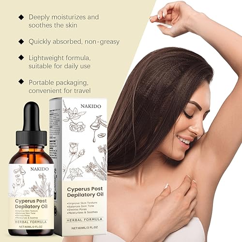 Miniatura 2 de Cyperus Rotundus Oil  Natural Body Hair Serum That Slows Unwanted Body Hair Regrowth, Helps Weaken Hair Follicles, Soothes and Hydrates Skin, and