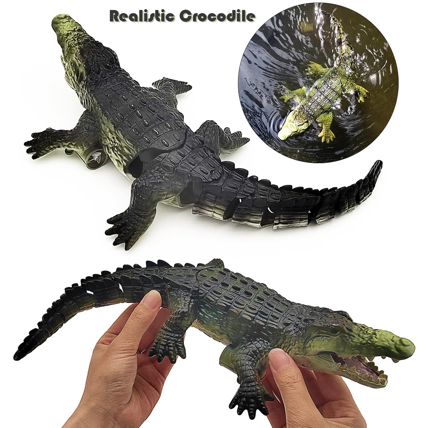 Amazon.co.jp: Tipmant シミュレーションRCクロコダイルリモートラジオ