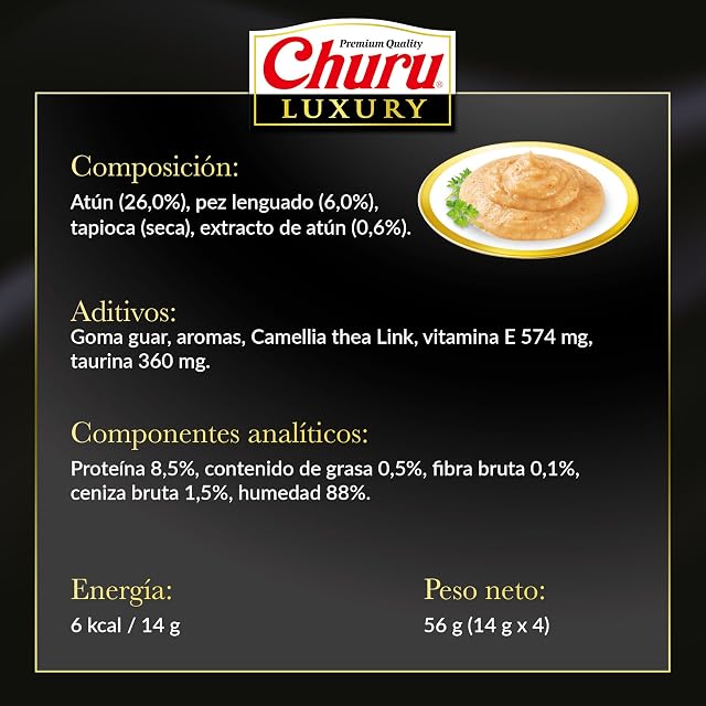 Foto 7 de 7 de INABA Churu Luxury Gatos - Receta Saludable de Atún y Lenguado