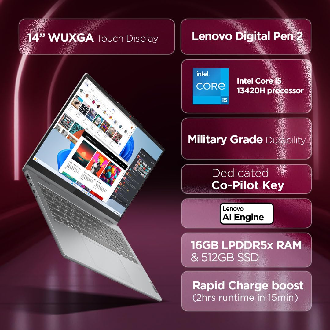 Lenovo Smartchoice Ideapad 5 2-in-1 13th Gen Intel Core i5-13420H