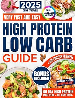 Very Fast and Easy High-Protein Low Carb Guide: Quick, High-Protein, Low-Carb Meals With +30gr.of Protein,that Fill You Up, Help You Lose Weight, and Make Dinners Effortless.