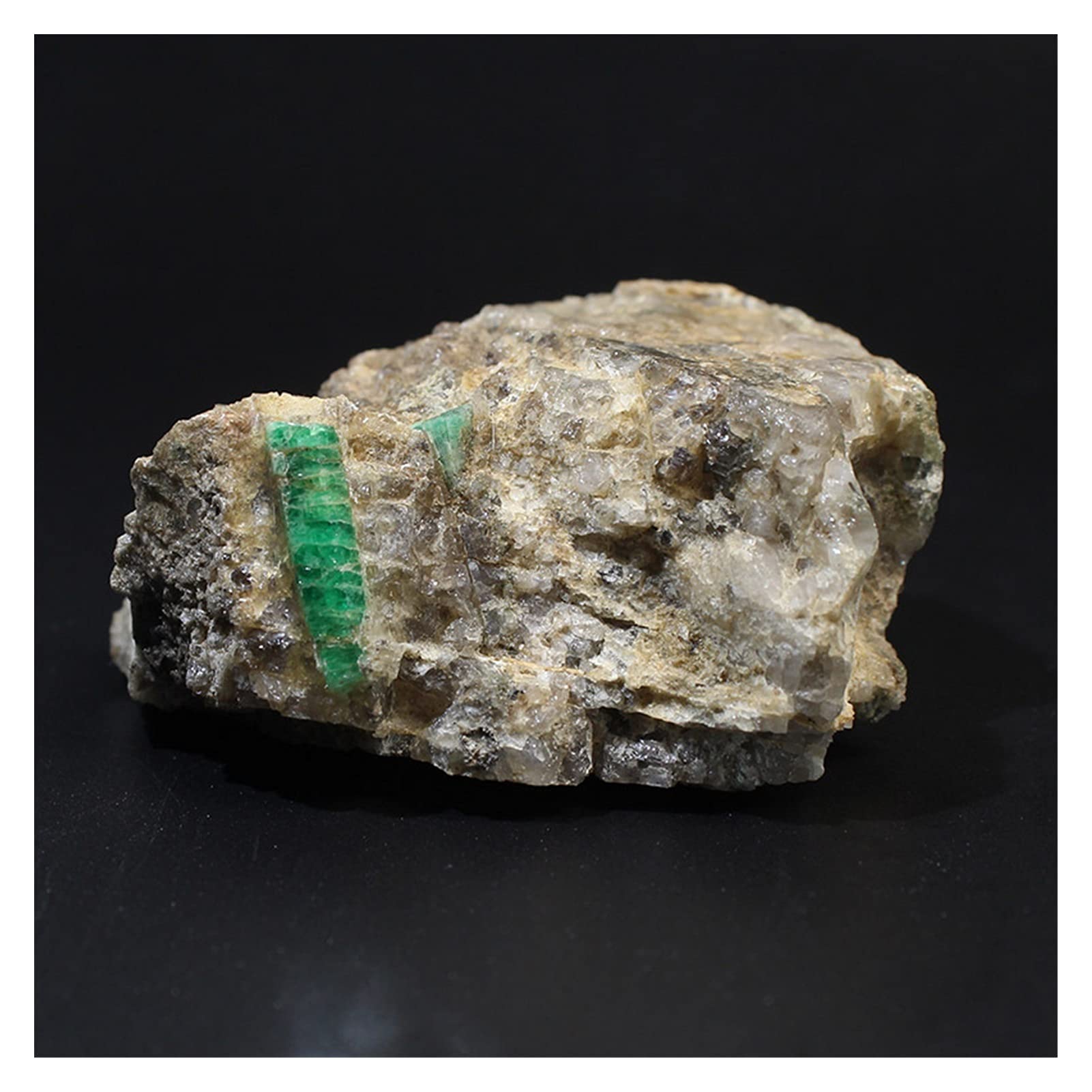 Émeraude naturelle brute gemme verte quartz et cristal de guérison chakra JCAKES