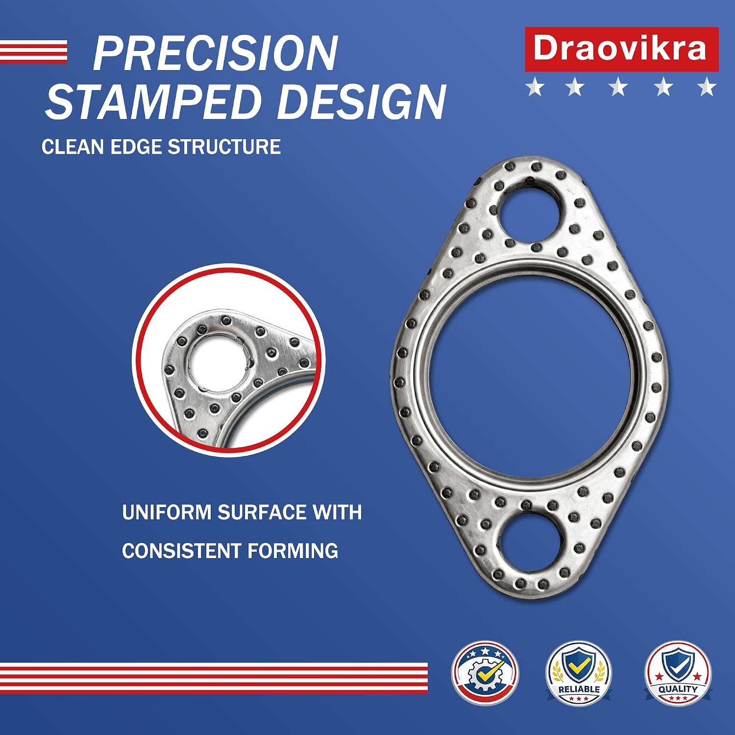 Exhaust Gasket 2004112-S 20 041 12-S Replacement for Kohler SV470 SV480 SV530 SV540 SV590 SV600 Engine Cub Cadet Troy-Bilt Lawn Mower Tractor, High Temperature Resistant Engine Seal 4 Pack