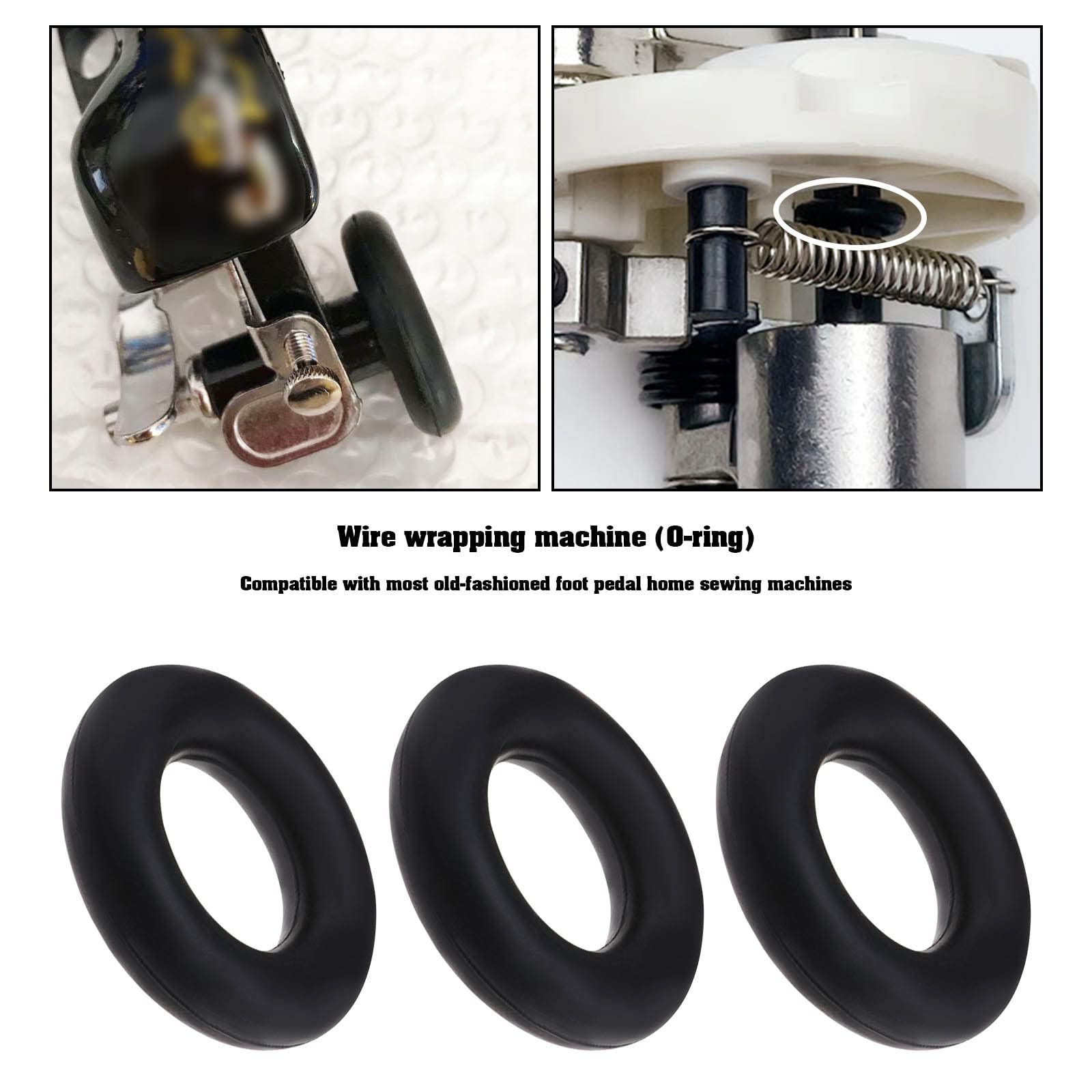 Lot De 10 Roues De Friction Pour Enrouleur De Bobine - Compatible Babylock, Brother, Kenmore, Singer - Diam. 29 Mm / 15 Mm - 9