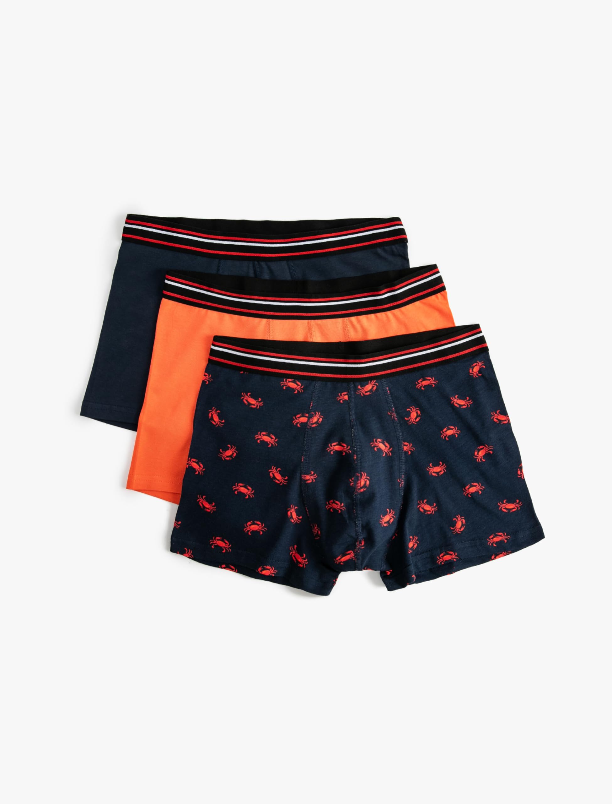 3'lü Boxer Seti Baskılı Çok Renkli