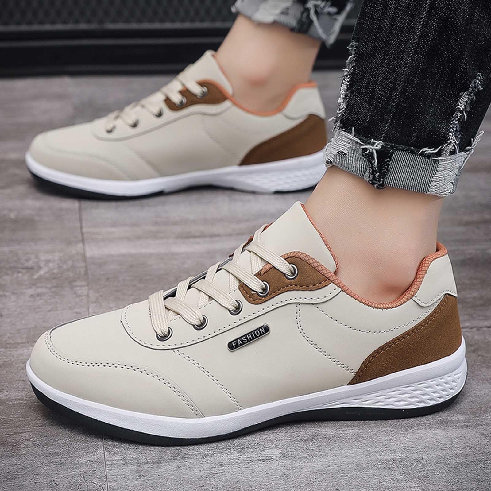 Zapatos Urban Hombre Zapatillas de Deporte para Hombre Caminar Bambas Gimnasio Caminar Bambas Zapatillas de Moda Ligeros Transpirables Slip-on Sneakers Zapatos Ortopédicos Cómodos