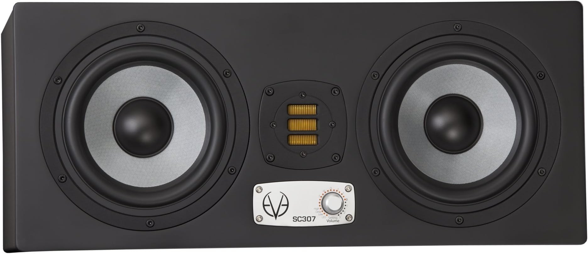 EVE Audio SC307 Active 3-Way Nearfield Studio Monitor with 6.5-Inch Woofer, 40 Hz to 21 kHz Frequency Range and 114 dB Maximum Sound Pressure Level