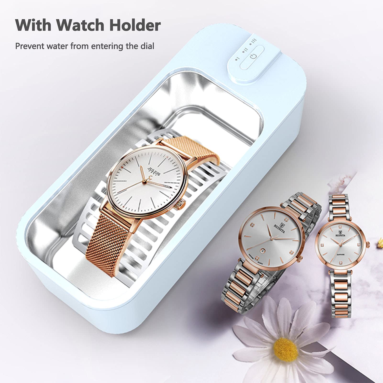 ゴールド アクセサリー クリーナー 洗浄液 クロス ケアセット ジュエリー 汚れ落とし 磨き プラチナ 宝石 プロフェッショナルジュエリークリーナー  リング用 時計 コインツール イヤリング ネックレス ポータブルジュエリークリーナーマシン