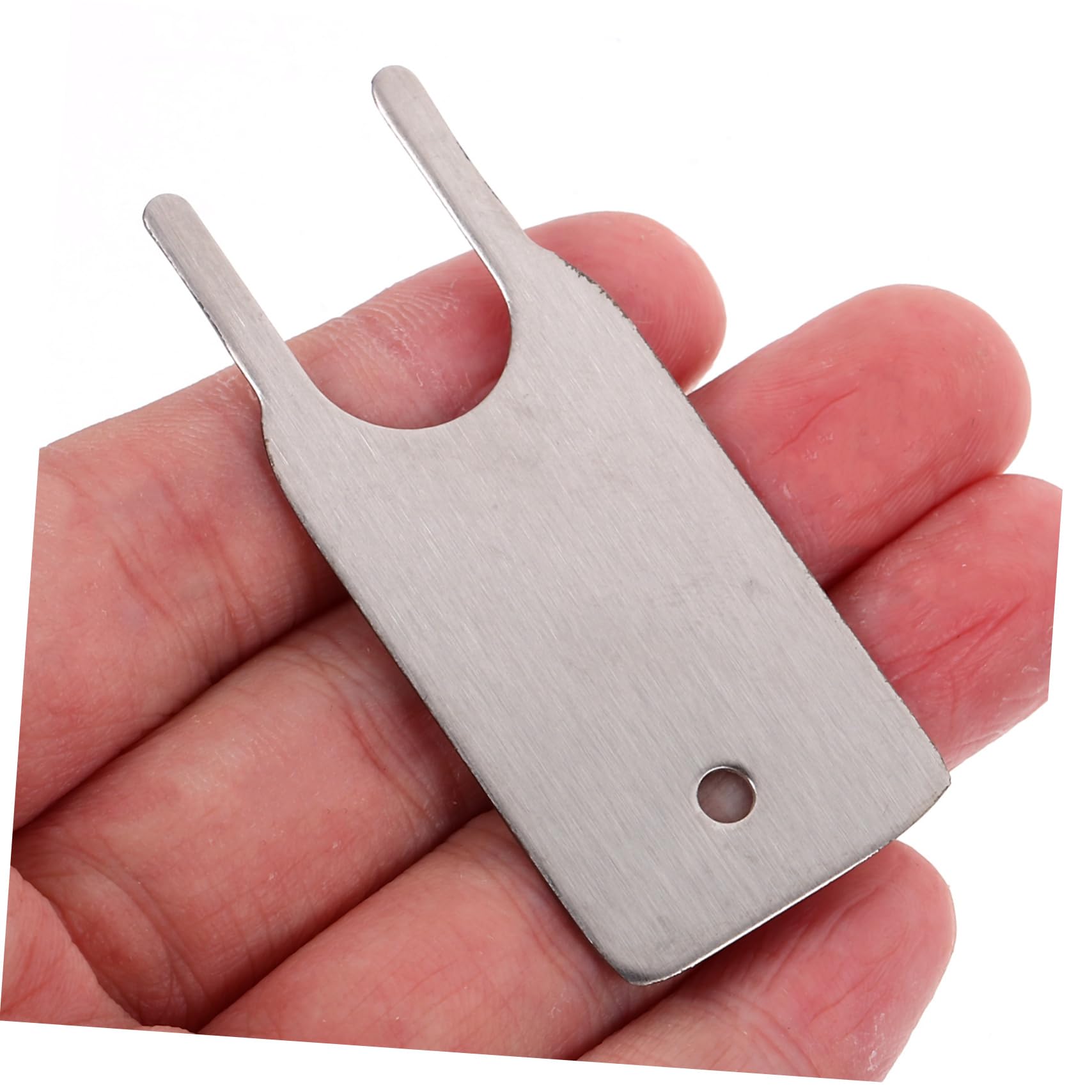 CIYODO 5pcs Silver Paper Towel Dispenser Keys Toilet Paper Key Commercial Toilet Paper Dispenser Keys Paper Dispenser Key Replacement Plastic