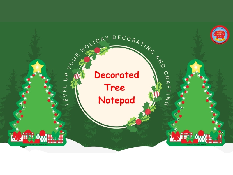 Tree Motepad Watch Using Decorated Tree Notepads for Holiday Creating on Amazon Live