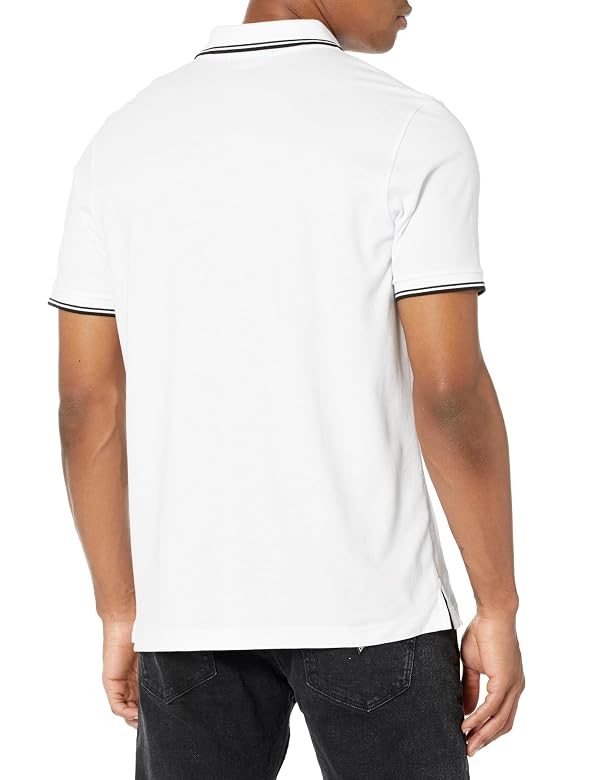 KARL LAGERFELD Paris Men's Sportswear Polo,White,X-Large by KARL LAGERFELD - Used condition - Image 2