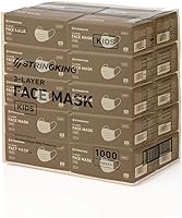 Vista 8 de StringKing Mascarillas desechables para niños para protección, filtro de calidad premium, máscara para niños