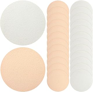 Round Makeup Sponges, 24-Pack Soft Latex Appl...