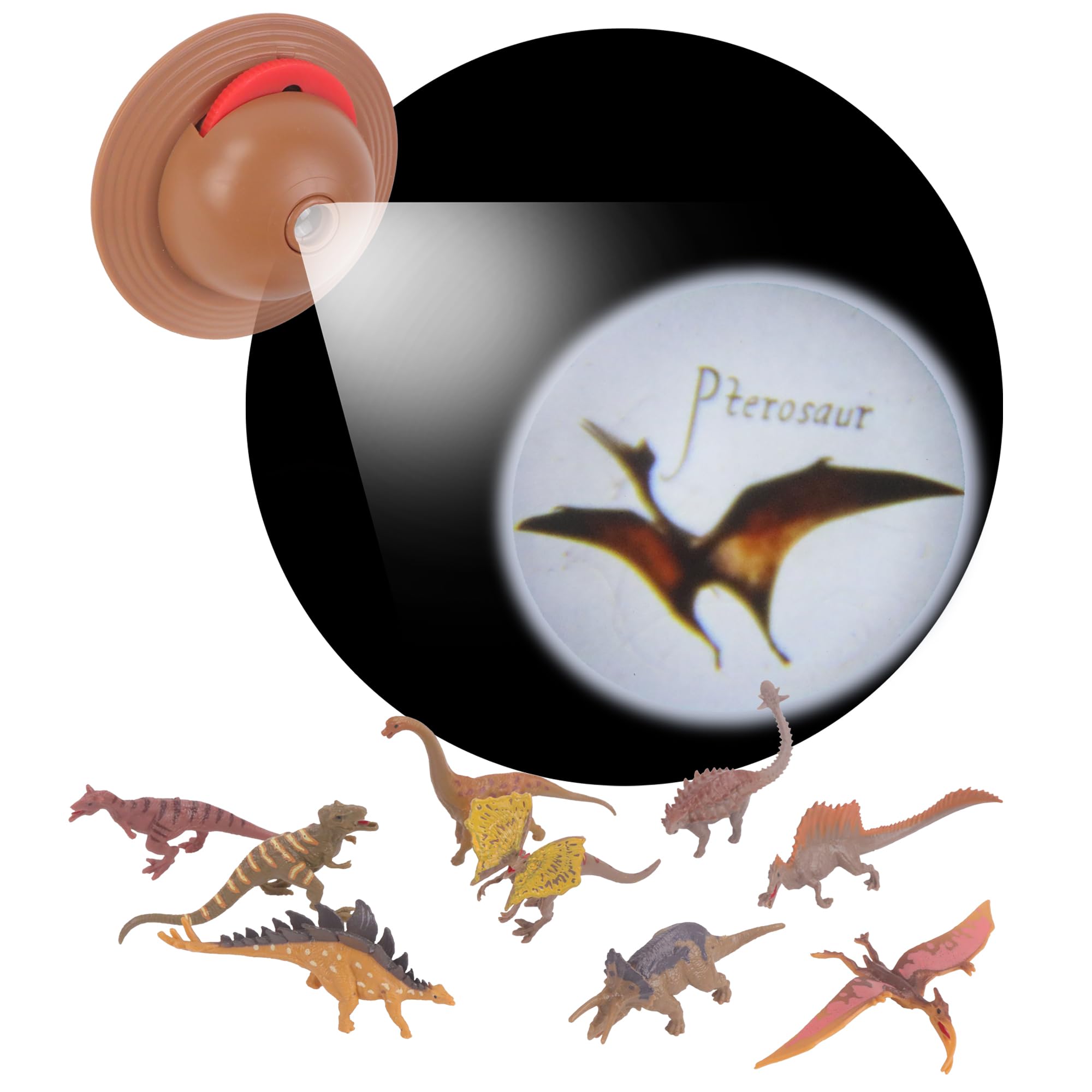 ZANIMO & CO - Pakiet 12 Projektorków Zwierząt - 030332PA - Losowy Model - Zabawka Dziecięca - Miniatura - Figurka - Mini Projektor - Jasna Historia - Baterie w zestawie - Od 3 lat